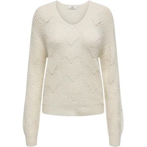 Jdy - Jdybadut v-Neck Struc Glitt Pull Knt - Dames - Gebreide Truien