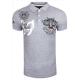 Rusty Neal - Heren Polo - Rood - Korte Mouw - Kraagje