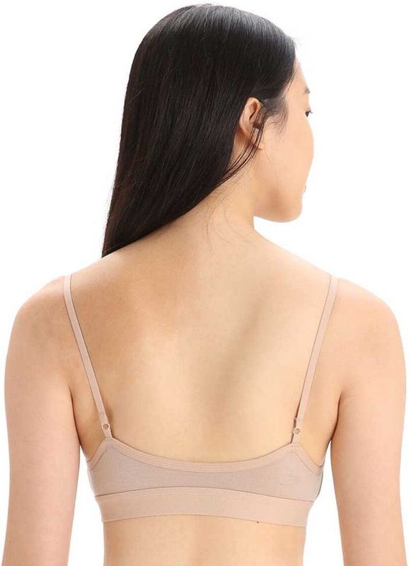 Icebreaker Sport BH Dames Siren Bra - Kleur Praline