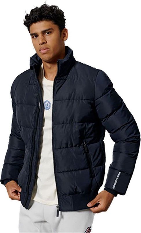 Superdry - Track Sports - Puffer Jasje - Blauw