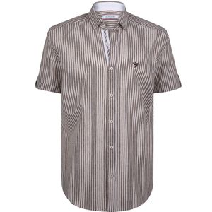 Felix Hardy Overhemd  beige / bruin / donkerbruin