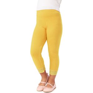 Merry Style Meisjes 3/4 Legging MS10-293(Geel,110 cm)