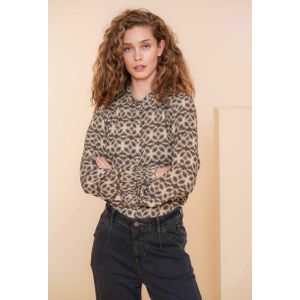 Geisha Blouse ecru dessin