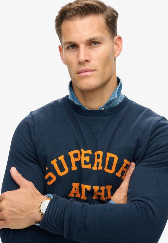 Superdry - Athletic - Sweatshirt - Casual Pasvorm - Gedrukt Patroon