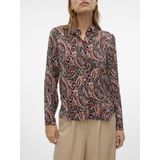 Vero moda vmmable l/s shirt wvn btq blouse rood