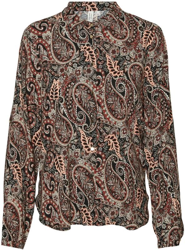 Vero moda vmmable l/s shirt wvn btq blouse rood