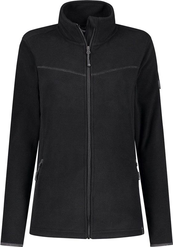 Kjelvik - Polar Danique - Fleece Hoodie - Zwart - Dames