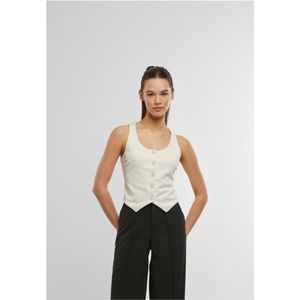 Urban Classics - Jersey Gilet - XS - Gebroken wit