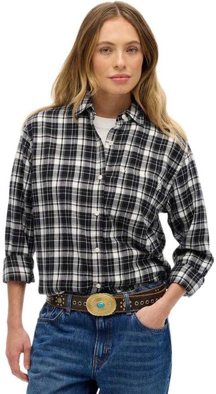 Superdry - Check Flannel - Overhemd - Lange Mouwen