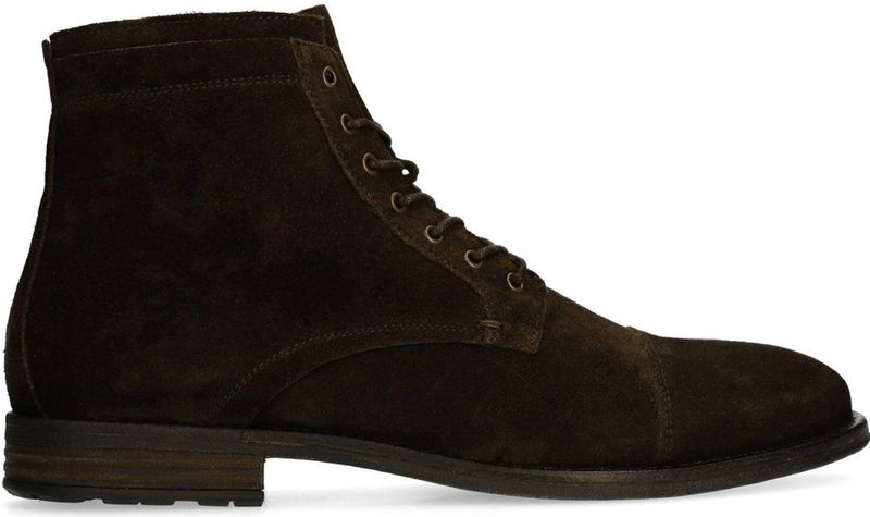 Manfield - Veterboots - Donkerbruin