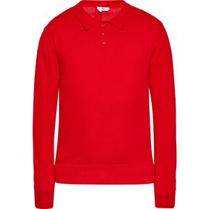 MO - Trui - Rood - Lange Mouw - Polokraag