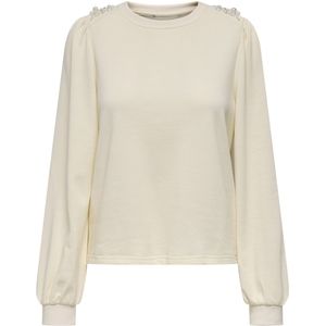 Jacqueline de Yong Jdypaisley ls pearl sweat jrs exp ecru