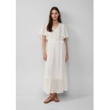 s.Oliver - Maxi-jurk - Chiffon - V-halslijn - Jersey Voering