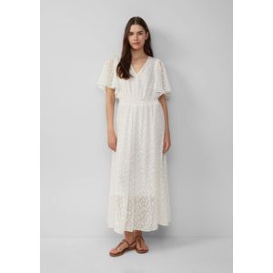 s.Oliver - Maxi-jurk - Chiffon - V-halslijn - Jersey Voering