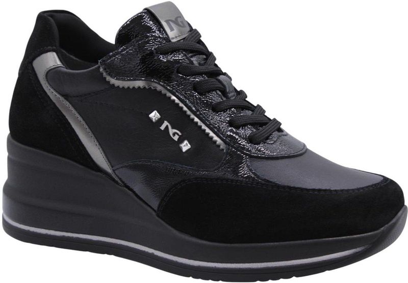 Nerogiardini, Dames, Schoenen, Zwart, Maat: 36 EU Katoen,