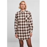 Urban Classics - Oversized Check Flannel - Overhemdjurk - Ruitpatroon - Lange Mouwen
