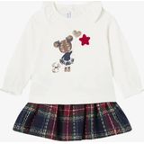 Mayoral - Set - Navy Cherry - Longsleeve met Ster en Hart - Rok