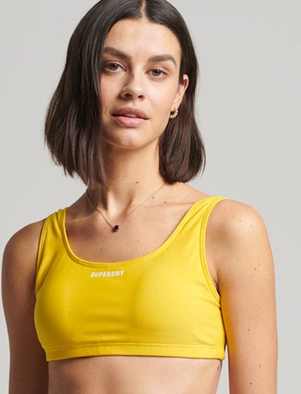 Superdry - Code Essential - Bikinitop - Geel