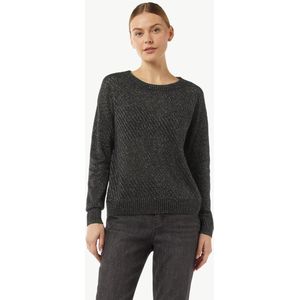 comma casual identity Trui  zwart / zilver