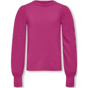 ONLY kids meisjes trui SYLVIA Pink Yarrow Regular Fit