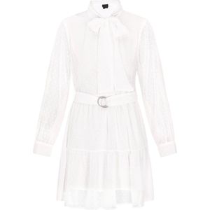 DreiMaster Klassik Blousejurk 'Classic Look'  wit