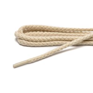 ARIESZZZ - Schoenveters - Ecru - Katoen - 70 cm - 4-6 Gaatjes