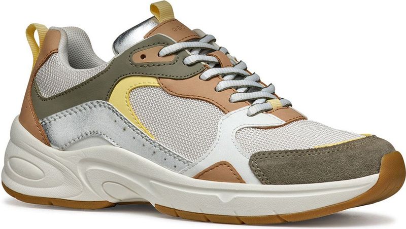 Geox - Zarvia A - Sneakers - Wit - Dames