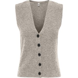 Only - Onlbillie Sl Vest Cc Knt - Gilet - Pumice Stone/Melange - Dames