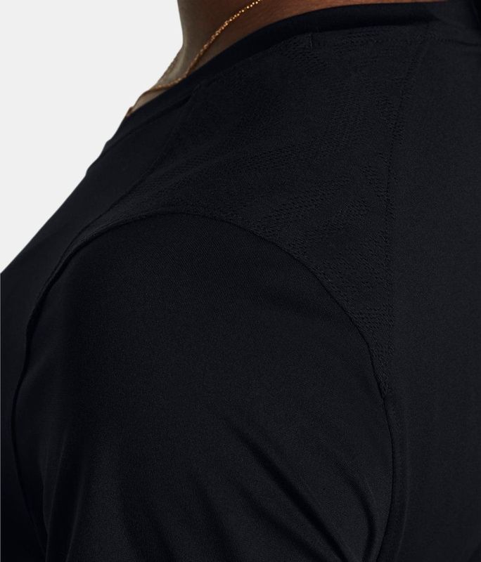 Under Armour - Vanish Elite Vent Ss - T-shirt - Zwart