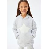 Koton Sweatshirt  grijs gemêleerd / wit