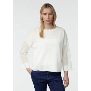comma - Strickpullover - Semi-transparant - Katoenmix - 3/4 Mouwen