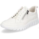 Schoenen - Sneakers - Effen - Leer - Platte Hak