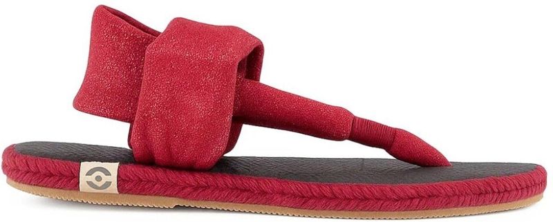 Nalho - NA0009 - Sandalen - Rood - Dames - Teenslippers