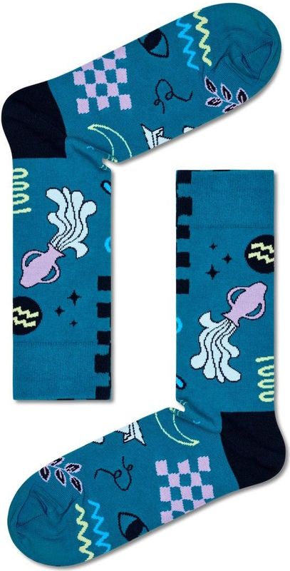 Happy Socks - Aquarius Sock - Huissokken - Multicolor - Katoenmengsel