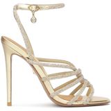 Golden - Sandalen - Goud - Gedecoreerd met Kristallen