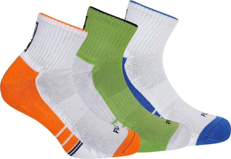 Fila socks 3-pack fitness quarter white 39-42