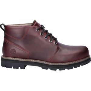 Timberland - Britton Road - Waterdichte Leren Chukka Laarzen - Bordeauxrood - Casual