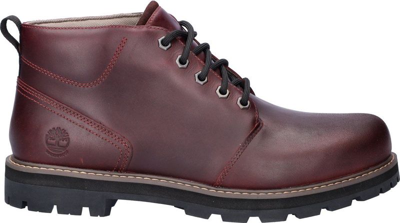 Timberland - Britton Road - Waterdichte Leren Chukka Laarzen - Bordeauxrood - Casual