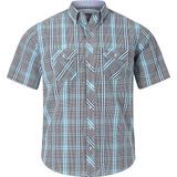 Jan Vanderstorm - GERBURG - Overhemd - Groen - Korte Mouwen - Seersucker