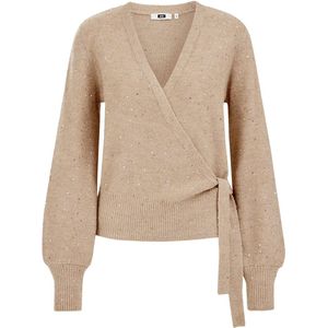 WE Fashion - Overslagvest - Dames - Met Pailletten