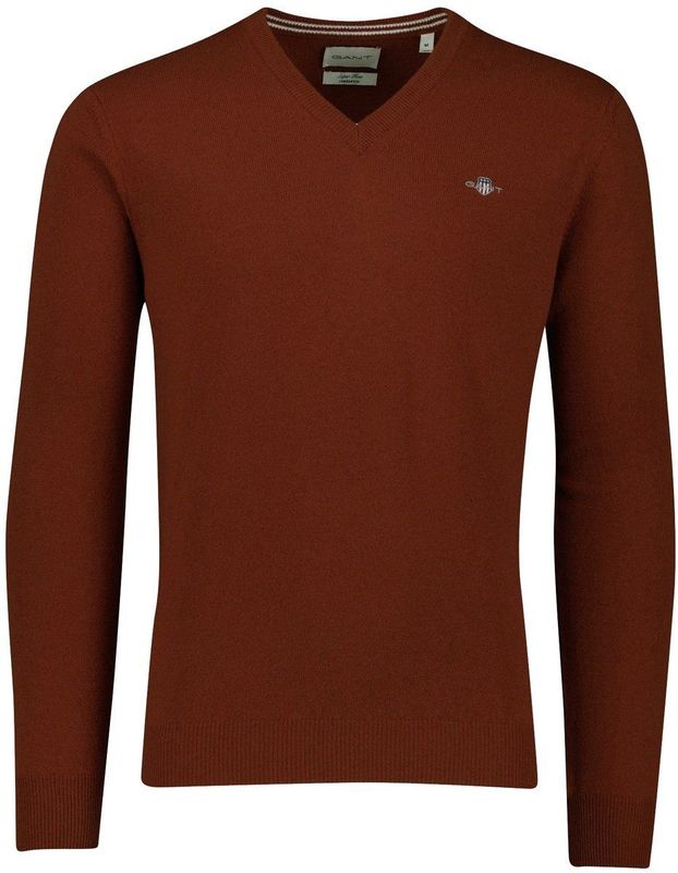 Gant Pullover Rood SUPERFINE LAMBSWOOL V-NECK 87212/623