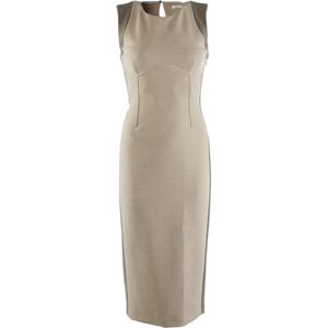 Patrizia Pepe - Midi Jurk - Beige - Dames