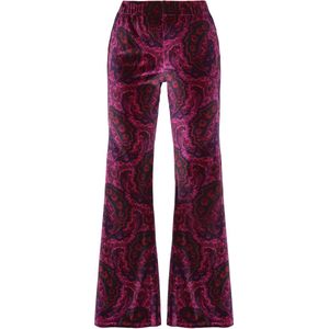 usha FESTIVAL Broek  lila / bessen / rood
