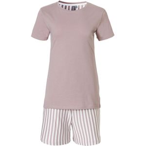 By Louise Dames Korte Pyjama Set Shortama Soft Roze - Maat S