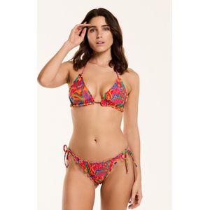 Beugelbikini - Triangel - Multicolor - Ruches, Gedrapeerd