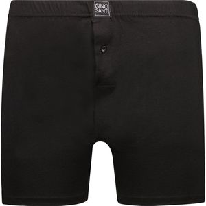 Gino Santi - Klassieke Boxershort - Zwart - 100% Katoen