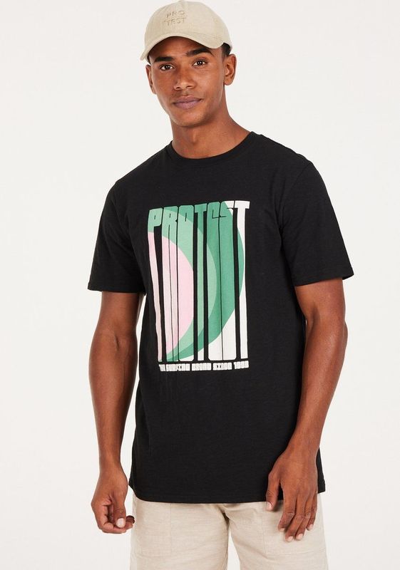Protest - PRTLYNG - T-shirt - True Black - Korte Mouwen - Ronde Hals