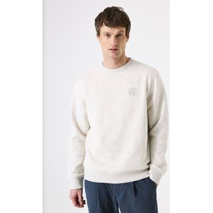 GARCIA - Effen Sweater - Wit - Lange Mouw