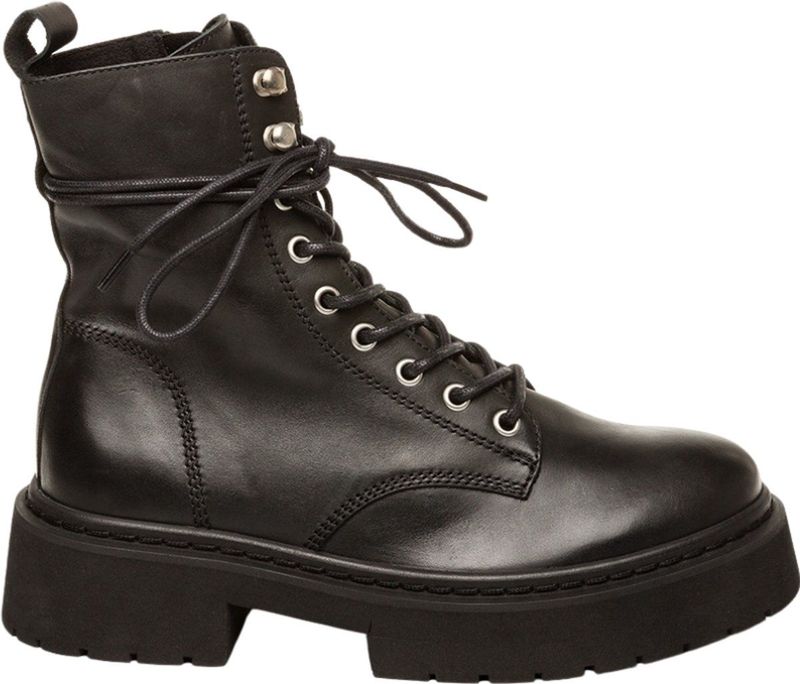 Steve Madden - Gusto Biker - Dameslaarzen - Zwart