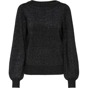 Jacqueline de Yong - Jdyrue - Glitter Pullover - Zwart - Lange Mouwen